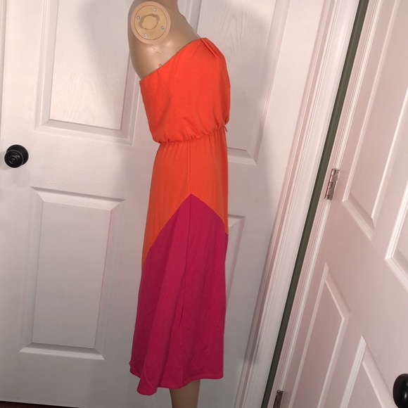 American Rag Cie Pink /Orange Dress. NWT. S - Picture 5 of 8